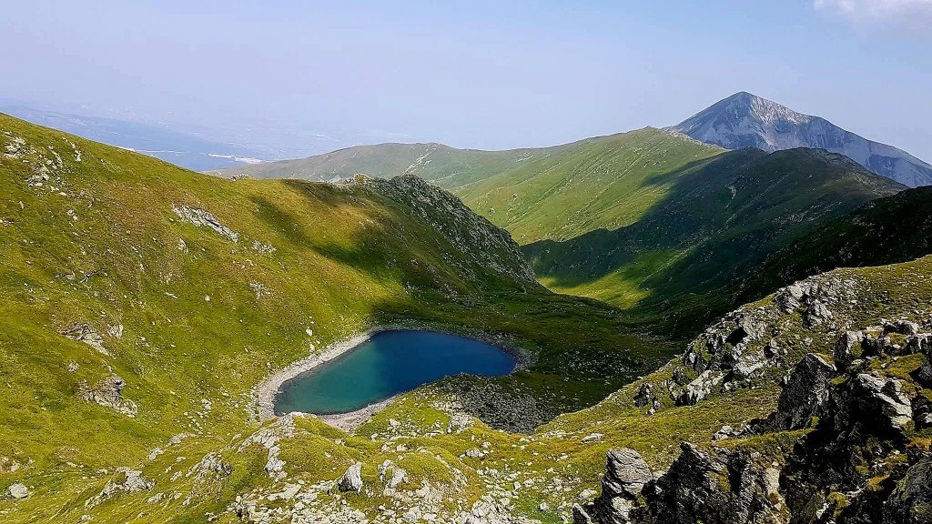 Alpine Lake from Above